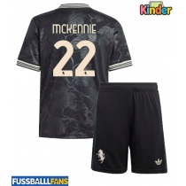 Juventus Weston McKennie #22 3rd trikot Kinder 2025-26 Kurzarm (+ Kurze Hosen)